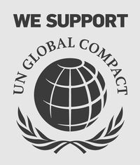 Logo WE SUPPORT UN GLOBAL COMPACT